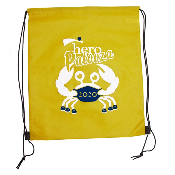 Wanderlust Non-Woven Drawstring Backpack (2 Color Imprint)