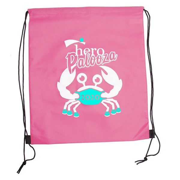 Wanderlust Non-Woven Drawstring Backpack (2 Color Imprint)