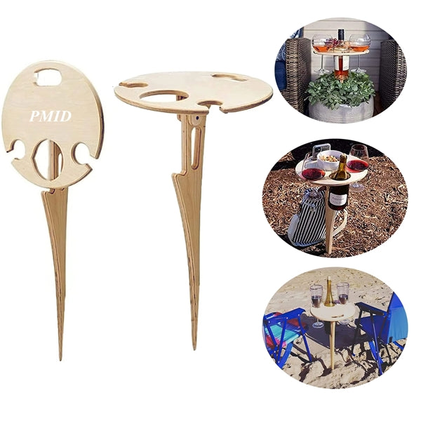 Outdoor Folding Wine Table