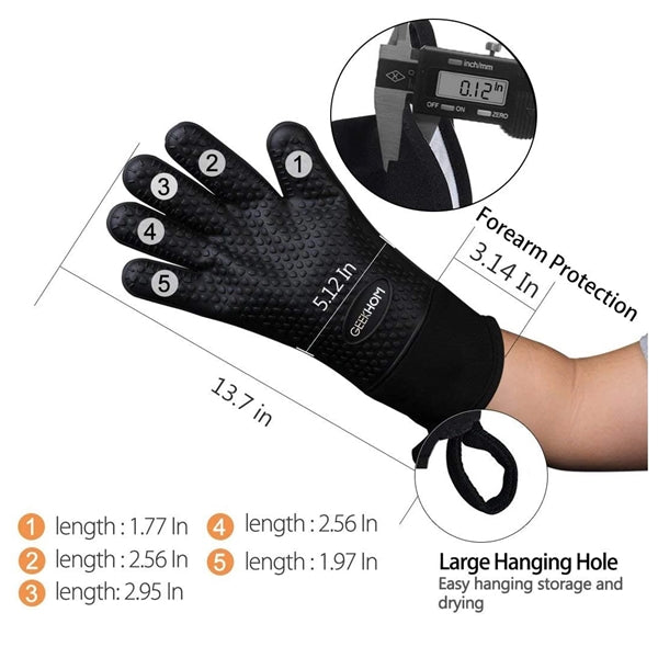 Kitchen Silicone Oven Mitts