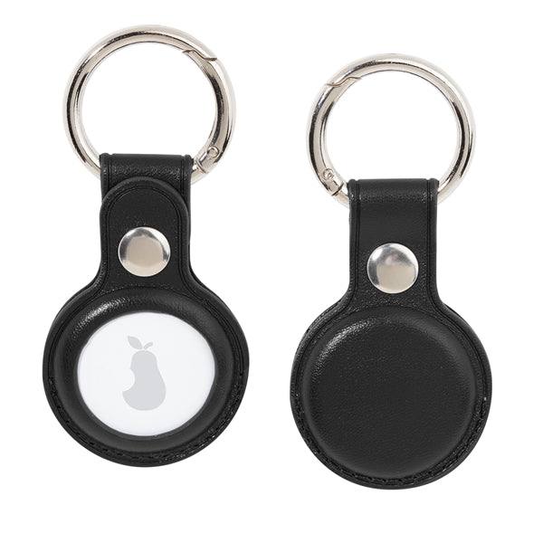 Faux Leather AirTag Holder