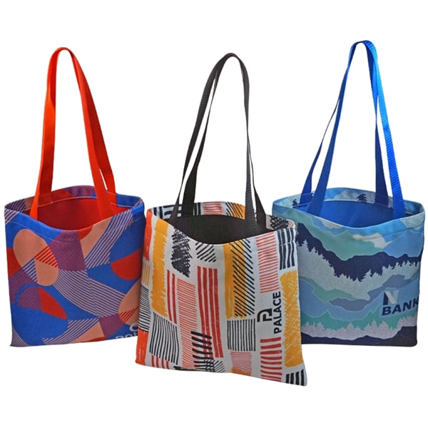 Colored Liner Medium Flat Tote (14"H x 14"W)