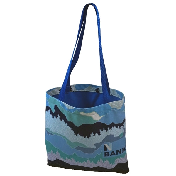 Colored Liner Medium Flat Tote (14"H x 14"W)