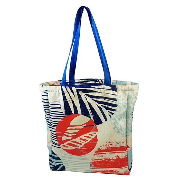 Colored Liner Medium Full Side Gusset Tote