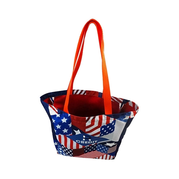 Colored Liner Medium Full Side Gusset Tote