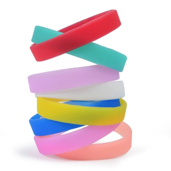 Blank Rubber Silicone Wristband