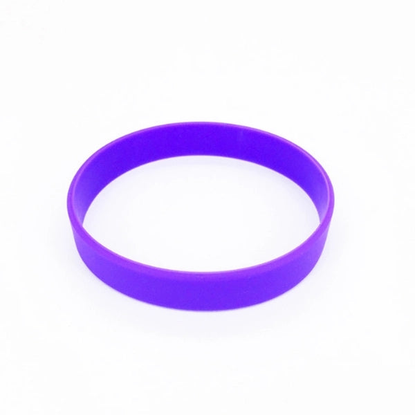 Blank Rubber Silicone Wristband