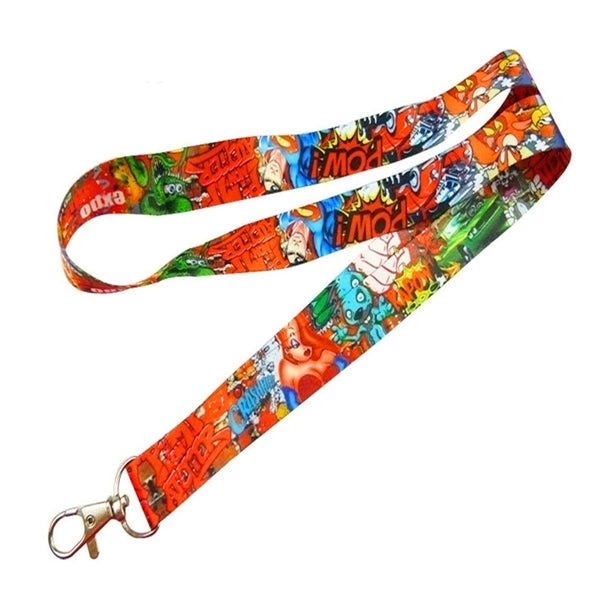 Full Color Polyester Dye-Sublimation Lanyard