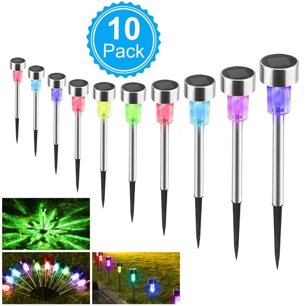 10 pack Solar Garden Lights