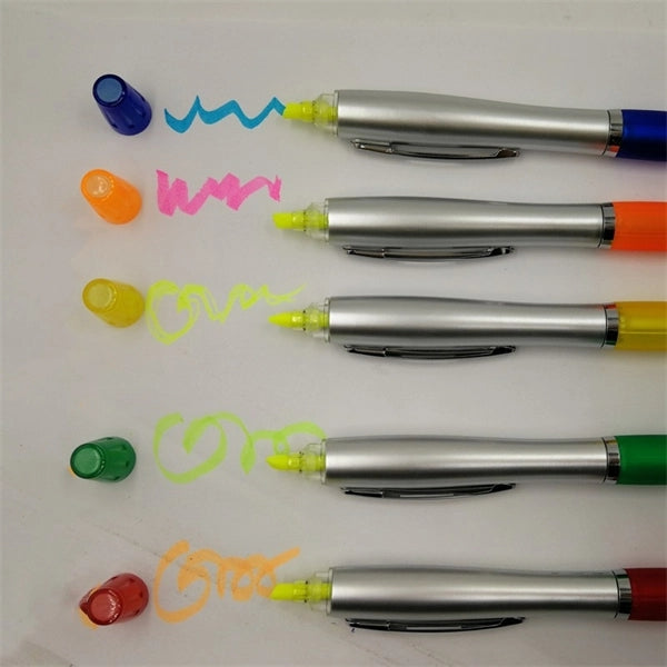 3 in 1 Stylus Ballpoint Pen Highlighter