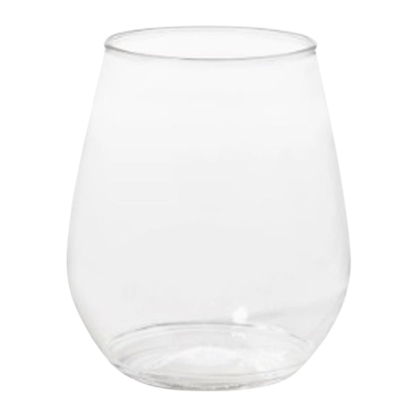 18oz Plastic Stemless Wine Glass