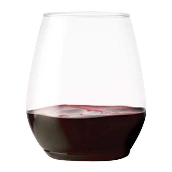 18oz Plastic Stemless Wine Glass