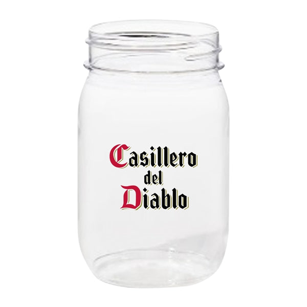 16 oz. Plastic Mason Jar