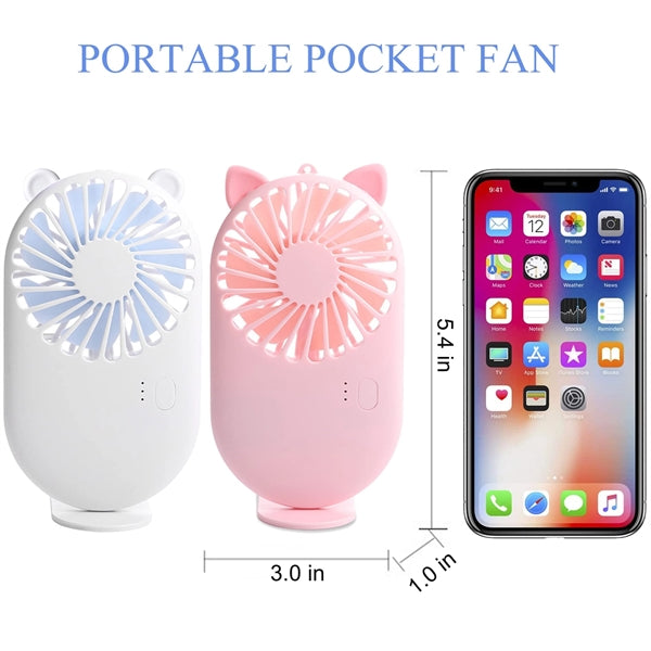 Speed Adjustable USB Rechargeable Fan