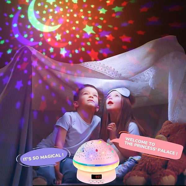 Timer Rotation Star Night Light