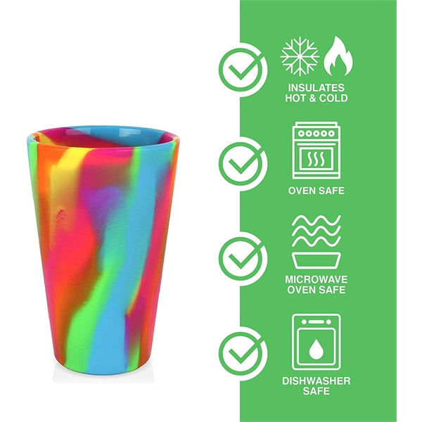 Silicone Pint Glass