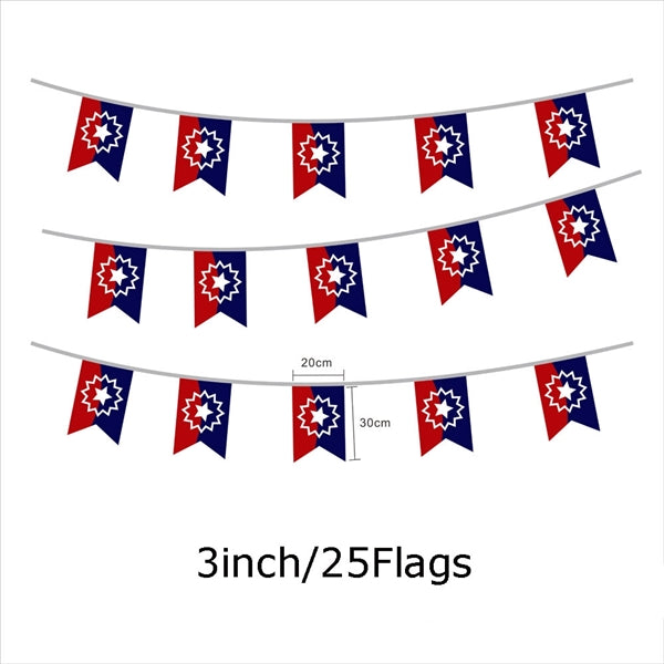 4Th Of July American String Pennant Banner