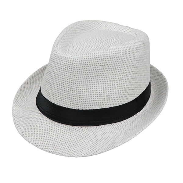 British style outdoor beach straw hat