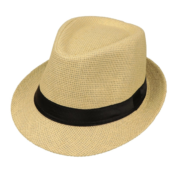 British style outdoor beach straw hat