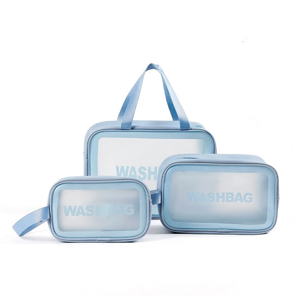 Waterproof,transparent cosmetic bag large capacity