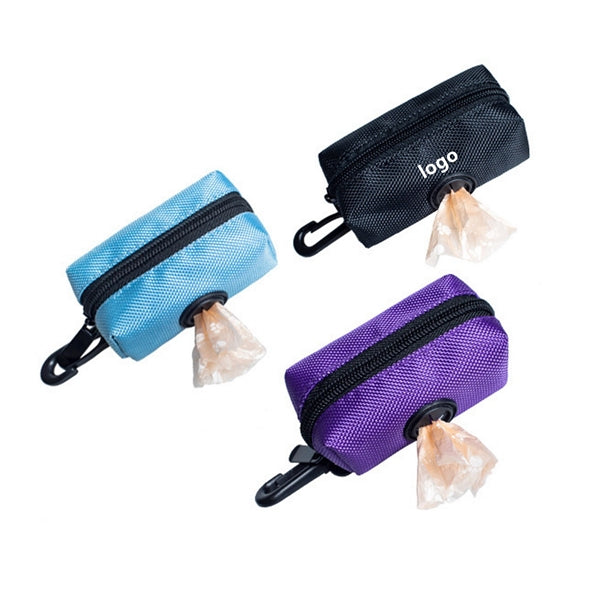 Dog Poop Bag Pouch Leash Attachment