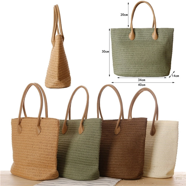 Classic Straw Summer Beach Shoulder Bag