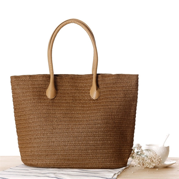 Classic Straw Summer Beach Shoulder Bag