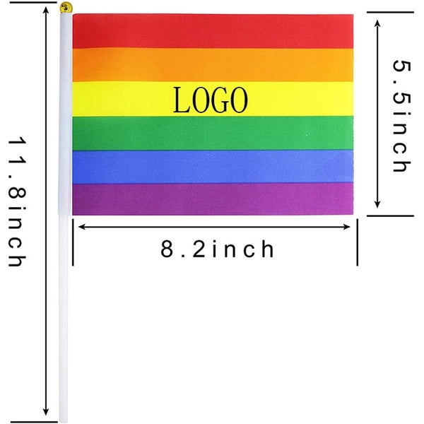Durable Gay Lesbian Transgender Bisexual Rainbow Flag