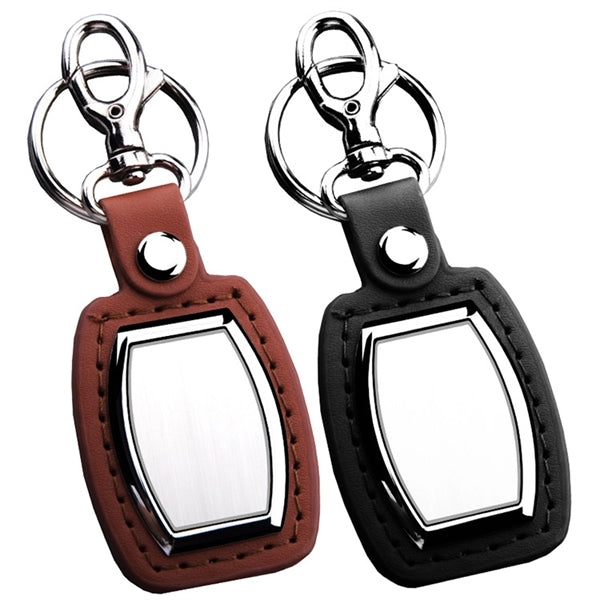 Leather Business Keychain