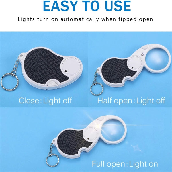 5X Pocket Magnifying Glass