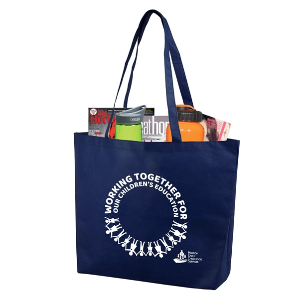 Gusset - "CAROLINA" Large Shopping and Beach Tote Bag
