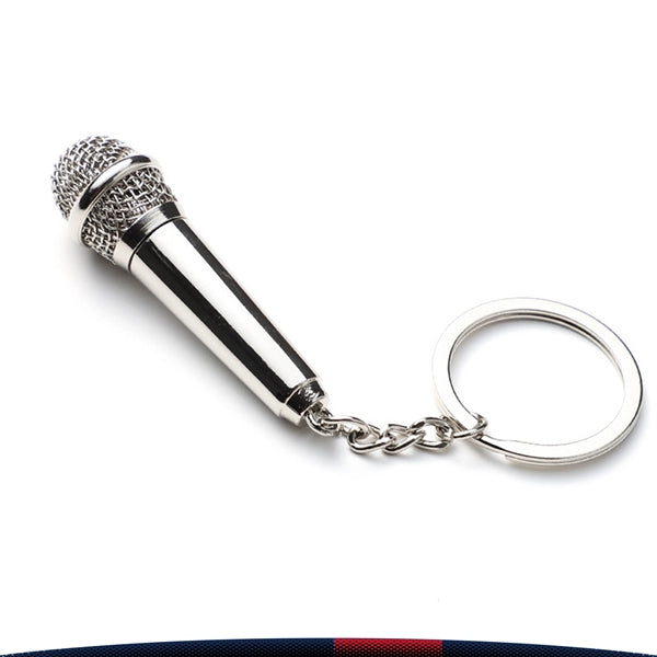 Music Microphone Keychain
