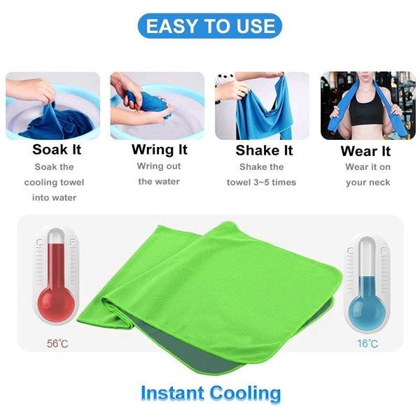 Soft Breathable Cooling Chilly Towel (40"x 12")