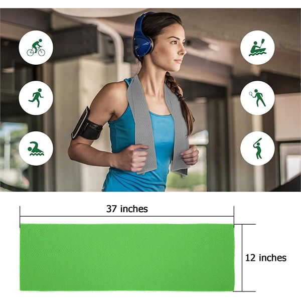 37*12"Soft Breathable Cooling Chilly Towel