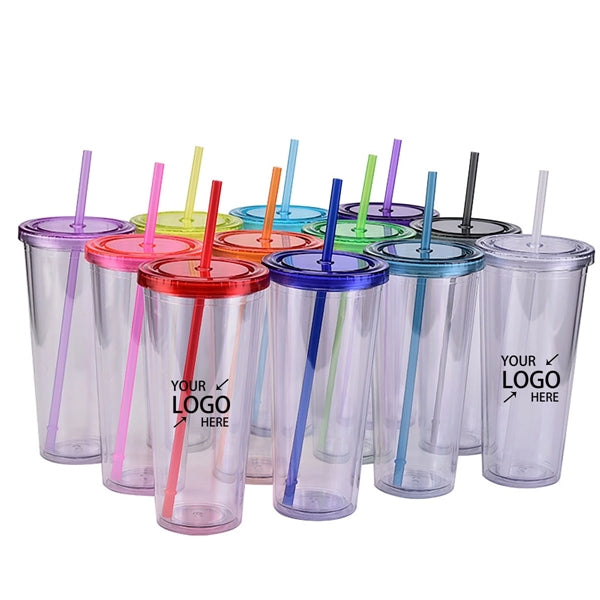 Beverage Double-Walled Transparent Cup
