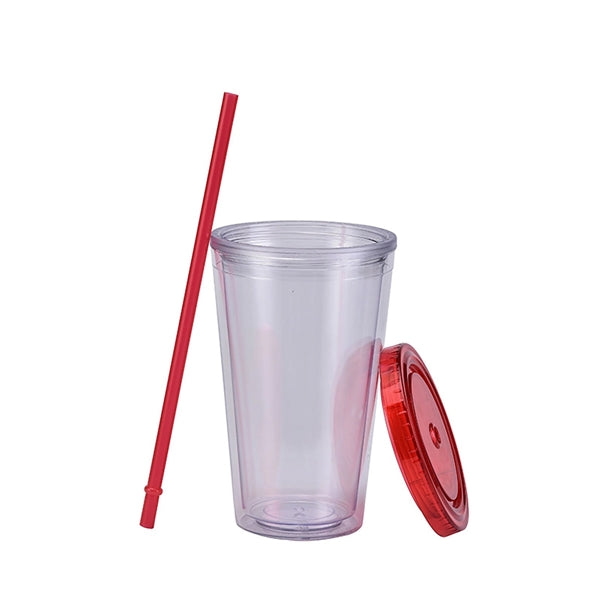 Beverage Double-Walled Transparent Cup