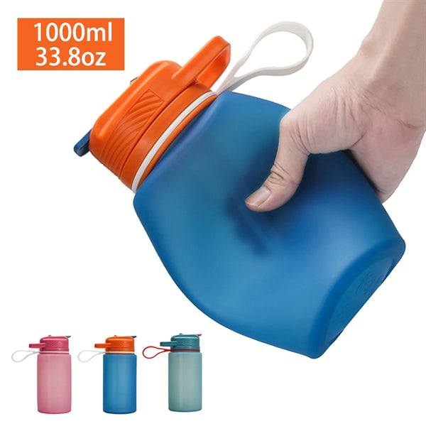 Portable Silicone Water Sports Bottle