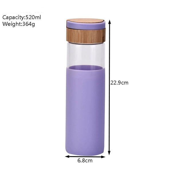 Portable Drinking Glass Bottle