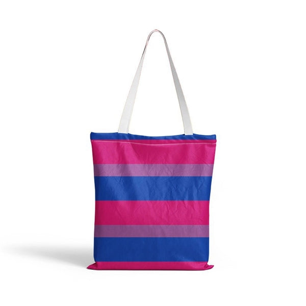 LGBT Rainbow Canvas Tote Bag