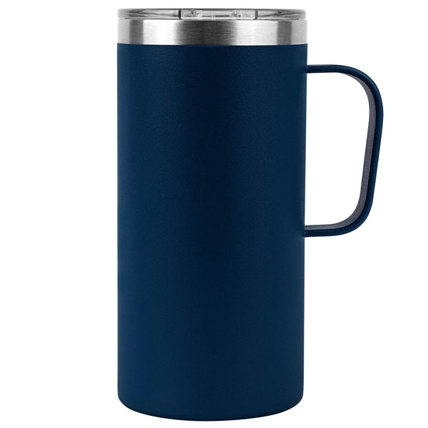 20oz.Vacuum Insulated Tall Travel Mug With Spill-Proof Clear