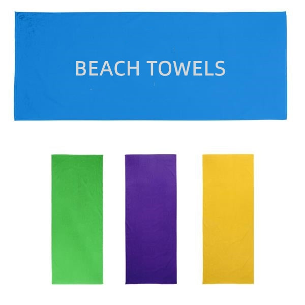 Oversized Microfiber Pool Sandproof Beach Towel 30*61inch