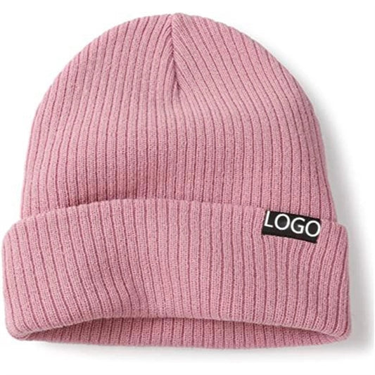 Knitted Cuffed Beanie Hat