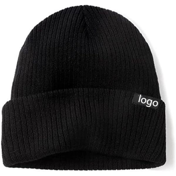 Knitted Cuffed Beanie Hat