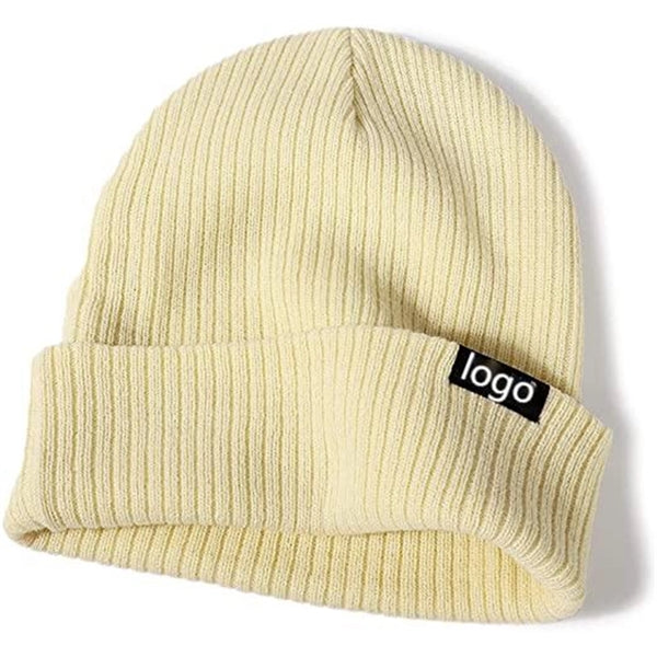 Knitted Cuffed Beanie Hat