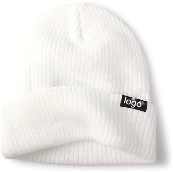 Knitted Cuffed Beanie Hat