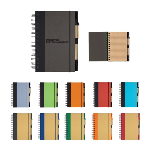 Eco-Inspired Spiral Notebook