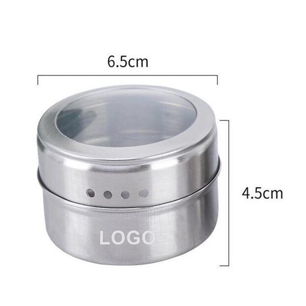 Magnetic Stainless Steel Seasoning Jar Salt Pepper Shaker