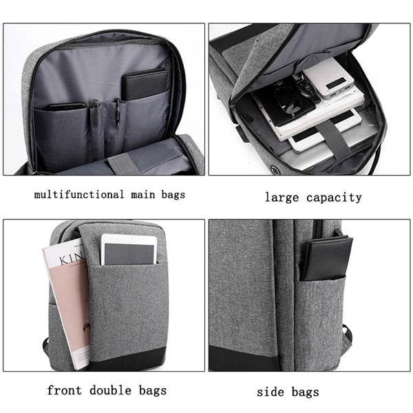 Laptop Backpack With Earphone Jack and USB Charging Port
