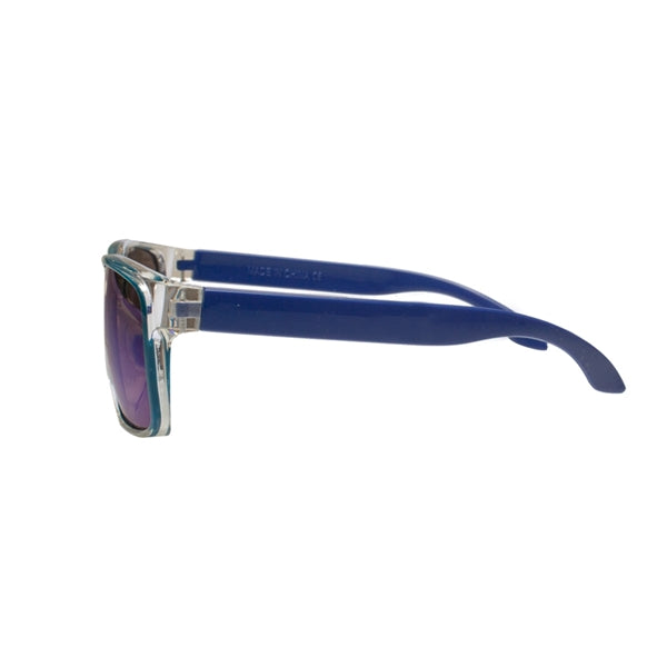 UV Protection Two Tone Sunglasses with Reflective Lenses