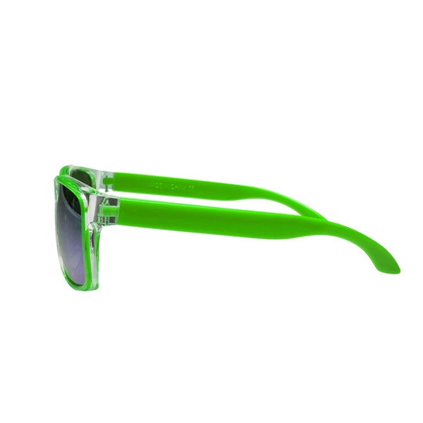 UV Protection Two Tone Sunglasses with Reflective Lenses